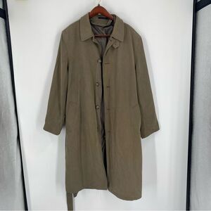 Calvin Klein Men's Vintage Classic Tan Trench Coat size 46L